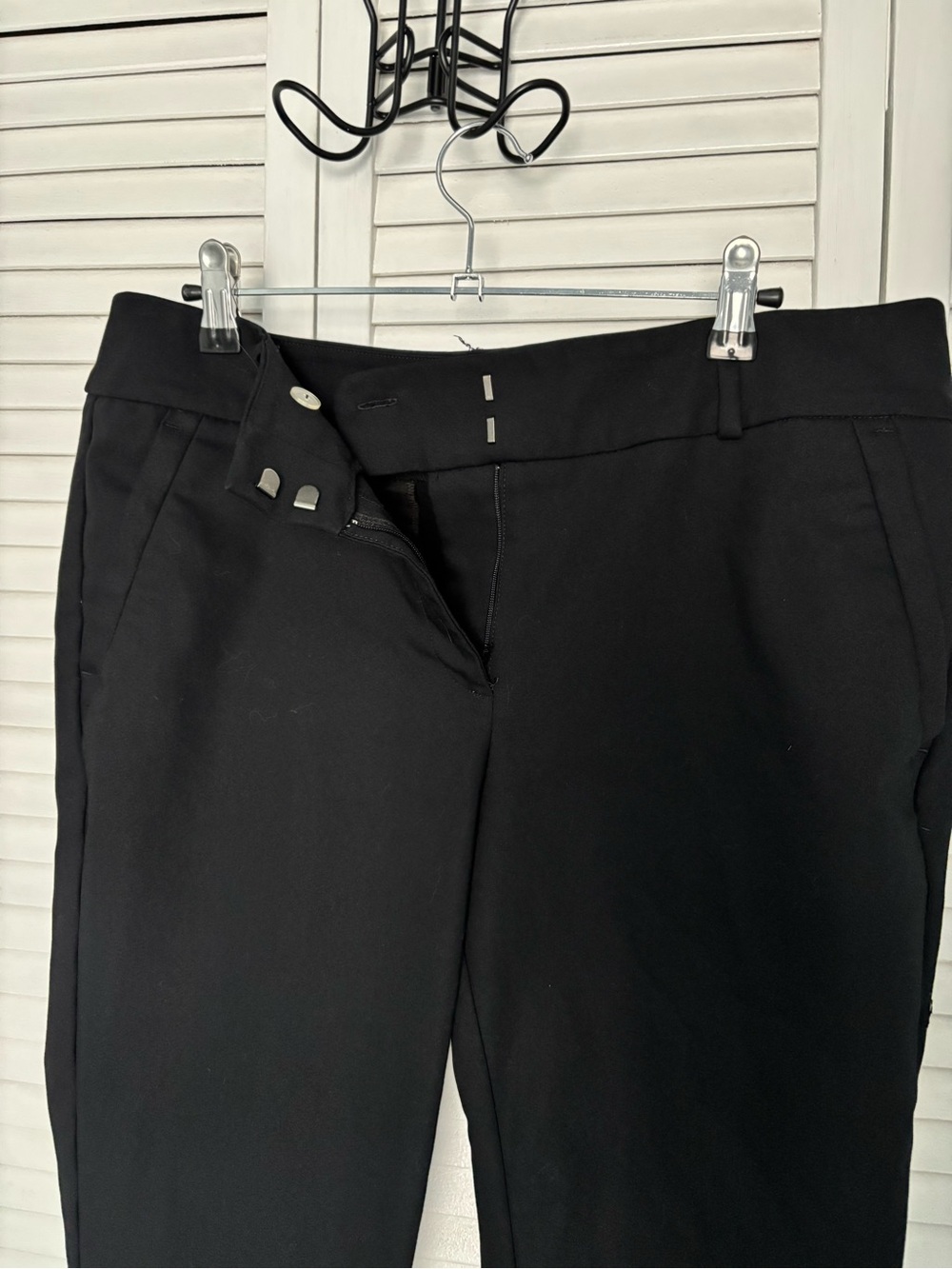 LOFT Black Women's Straight-Leg Dress Trousers